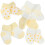 Newborn Gelb 5 Paare 8