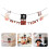 Banner Papier Schild Fahnenkette Geburtstagsfeier 9