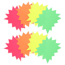 Mlins 40 Leuchtende Explosion Aufkleber 22,00x17,00x0,10 Cm