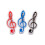 Raindrops Musiksymbol Clip Notizblock Hefter Acryl 8