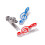 Raindrops Musiksymbol Clip Notizblock Hefter Acryl 7