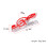 Raindrops Musiksymbol Clip Notizblock Hefter Acryl 3