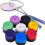 10St Tennisschlägergriff Badminton Doppelseitiger Ball Pu 6