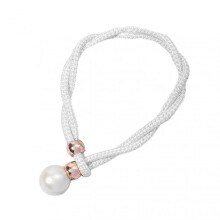 (White) 2 Pack Adjustables Pearl Curtain Rope Modern Style Punch-Free Curtain Ties Home Decorative Pearl Curtain Ties