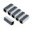 Four Sided Nail Buffer Block Plastic 10-Pack 3,5X3,5X9In 1