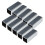 Four Sided Nail Buffer Block Plastic 10-Pack 3,5X3,5X9In 6
