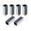 Four Sided Nail Buffer Block Plastic 10-Pack 3,5X3,5X9In 8