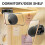 (White) Phone Suction Mount Foldable Phone Mount for Shower/Car/Mirror 4