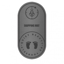 (6mm, Gray) Jump Rope Mat Knees Protection Impacts Absorption Durable Jumping Rope Mat With Non-slip