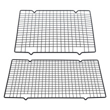 2Stk Antihaft Kühlgitter Eisenmetall