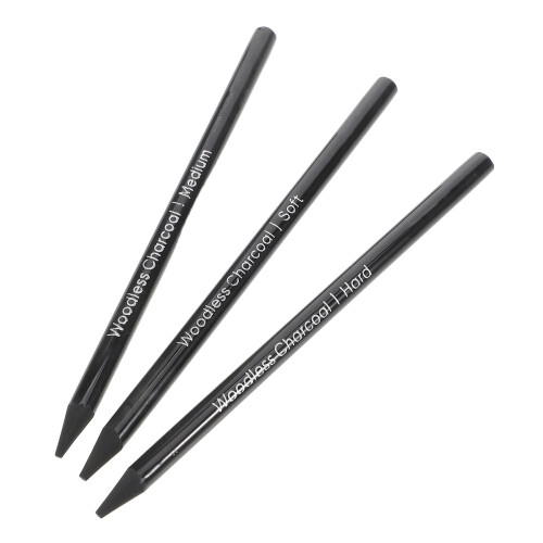 Graphit Bleistift Holzkohle Kunstbedarf Weich 3
