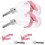 4Stk Hamster Trinkwasser Automatisch Kunststoff Trinker 5