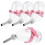 4Stk Hamster Trinkwasser Automatisch Kunststoff Trinker 8