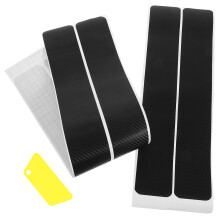 Transparenter Kohlefaser Aufkleber Baby 59,50x6,80x0,10 cm Schwarz