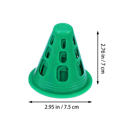 25 Winddichte Flache Blumen Pile Rollschuhkegel 1