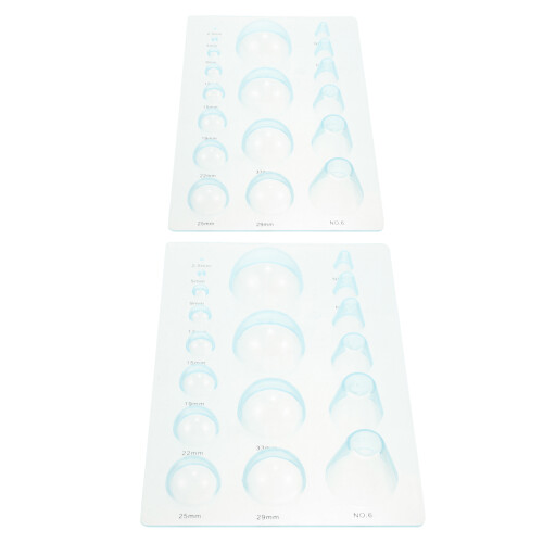 2 3D Kuppeln Quilling Papier Schablone Mit Einzigartigen Formen 2