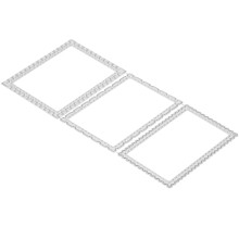 Tape Diy Schablone -Stanzform Kind 0,1x6x13,2 Cm Silber