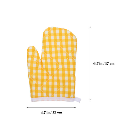 Isolierte Mikrowellenhandschuhe Für Backen 2 Set Polyester 1