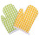 Isolierte Mikrowellenhandschuhe Für Backen 2 Set Polyester 7
