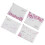 1 Set 4Stk Rosa Transparenter Reißverschlussbeutel 1