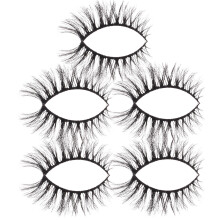 10 Paar Fake Wimpern Imitat Dicht 3D