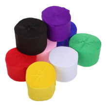 8 Rosa Herbstbänder Buntem Krepppapier Für Baby
