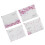 1 Set 4Stk Rosa Transparenter Reißverschlussbeutel 7