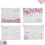 1 Set 4Stk Rosa Transparenter Reißverschlussbeutel 6
