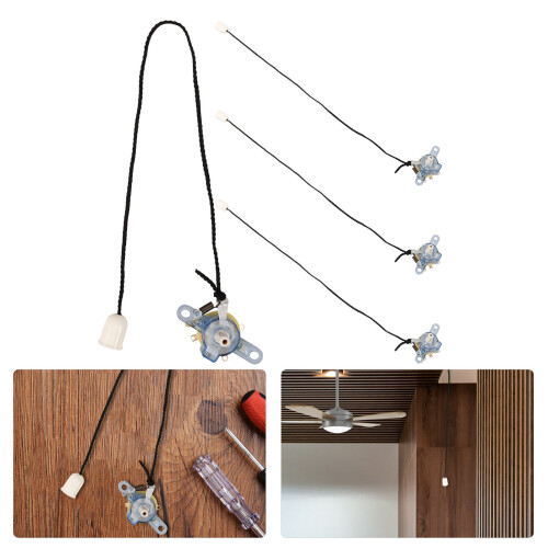 Pull-Chain-Ventilator-Schalter Drehzahlregelung Kunststoff 4 2