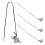 Pull-Chain-Ventilator-Schalter Drehzahlregelung Kunststoff 4 10