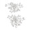 Raindrops Brautschuh Clips Oval 1 Paar 1