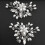Raindrops Brautschuh Clips Oval 1 Paar 5