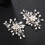 Raindrops Brautschuh Clips Oval 1 Paar 7