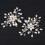 Raindrops Brautschuh Clips Oval 1 Paar 11