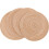 Worgeous Gewebte Runde Tischsets 4er Set 1