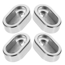 4 Stk Aufhängestange 4,00x2,50x1,50 Cm Silber