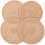 Worgeous Gewebte Runde Tischsets 4er Set 4