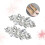 Schuhclip Hochzeitsclips Glitzer Schnalle 1
