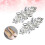 Schuhclip Hochzeitsclips Glitzer Schnalle 7