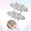 Schuhclip Hochzeitsclips Glitzer Schnalle 10