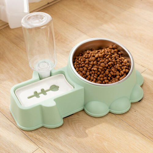Masteelf Hundefutter Spender Futternapf Set Aus Grün 1