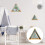 4 Holz Wandmontierte Ablage Regal 11
