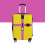 Cross Style Koffer Packgurt Streifen 3