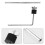 Cymbal Mount Bracket Aus Zinklegierung Silber 1 Satz 10