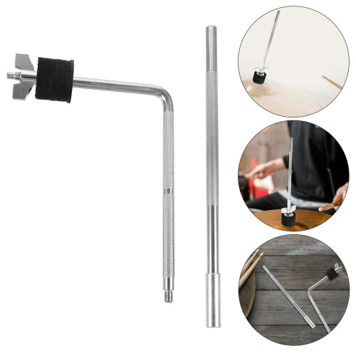 Cymbal Mount Bracket Aus Zinklegierung Silber 1 Satz 2
