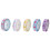 Farbige Satinbänder Polyester 5 197x0,4 5