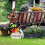 Raindrops Willkommensschild Form Gartenornament 2