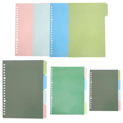 12 Sets PP Index Trennblatt A5