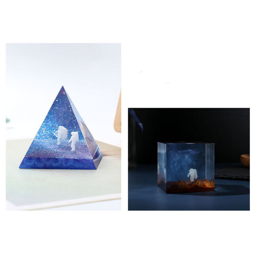 4Stück Ornamente 3D Weiß 1