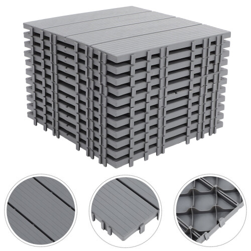 11Teilige Kunststoff-Verriegelungs-Deckplatten Für Den Außenbereich 2